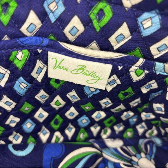 Vera Bradley Floral Blue Tote Bag - Picture 2 of 16